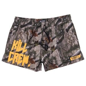 Kill Crew Mens 4XL Shorts Camo Muay Thai Logo Mesh Lined Gym MMXX Logo Gym Fight